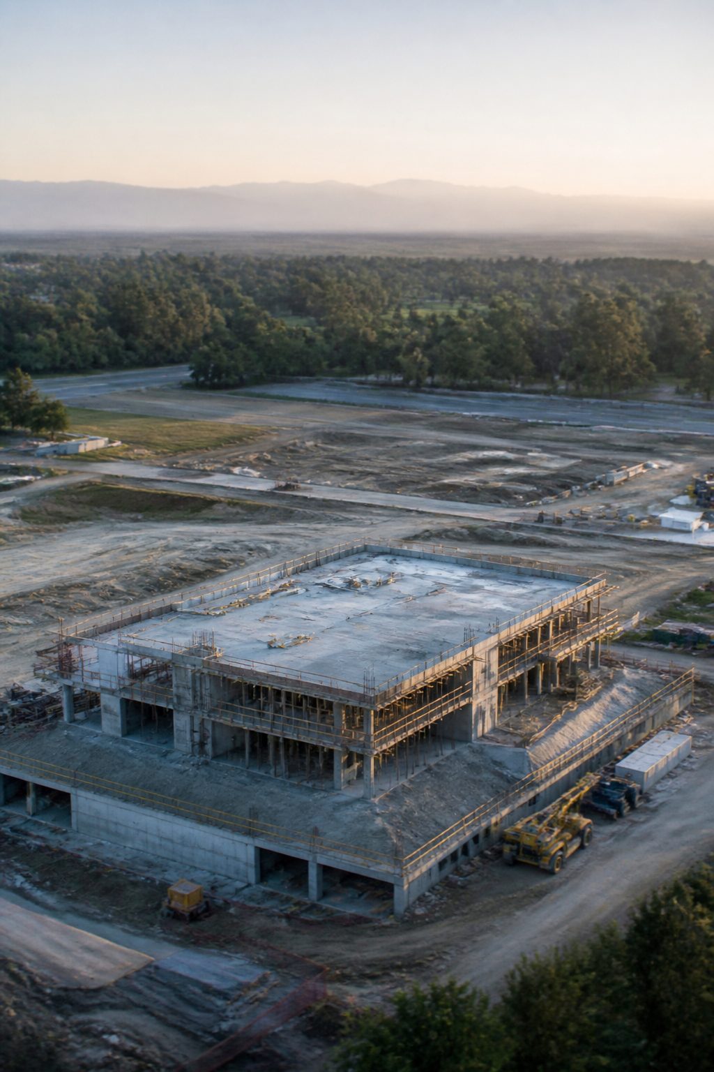 Cadence follows the phase, not the calendar : Construction progress aerial photos: making a record that holds