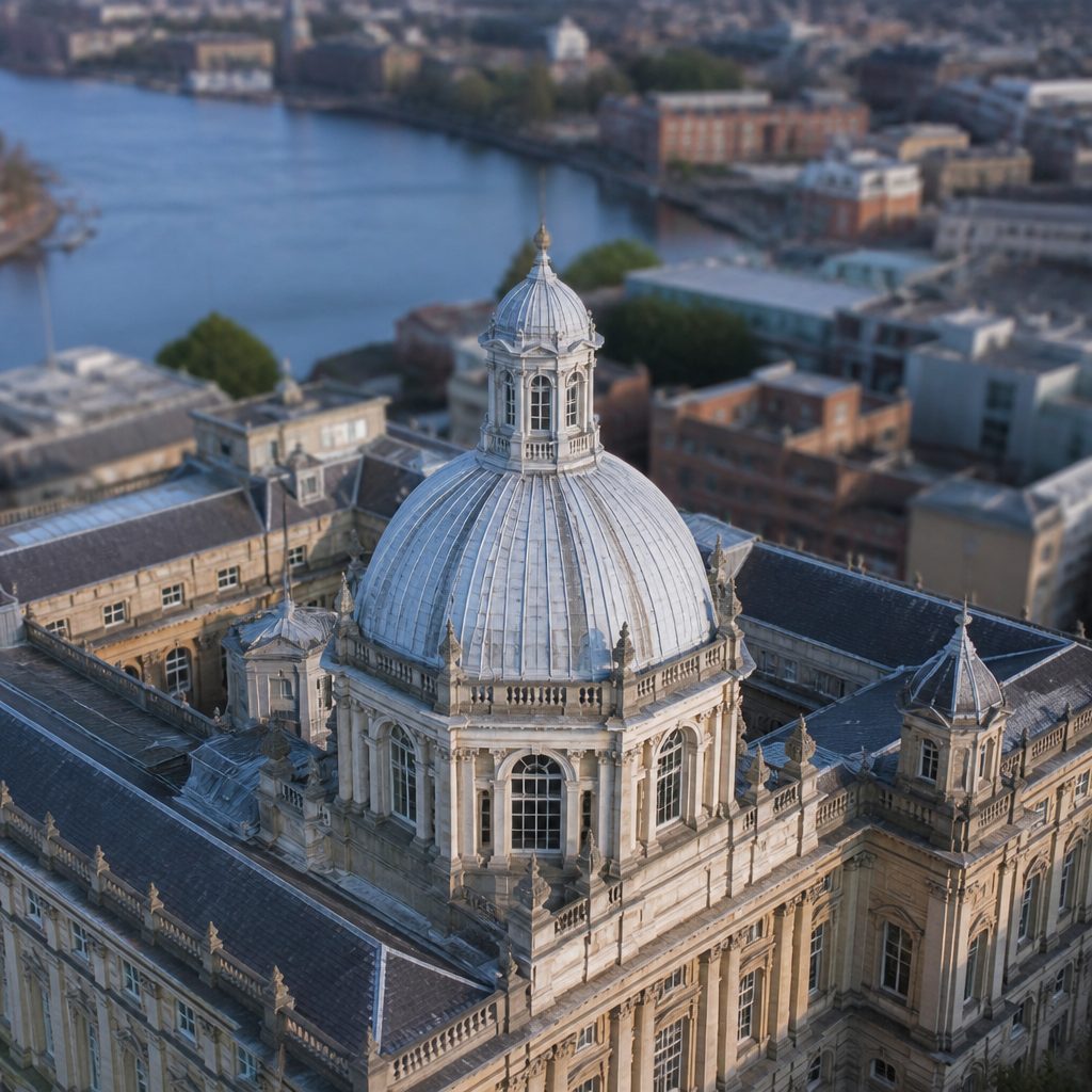 How much detail a given height actually gives : Close range aerial perspective on a building