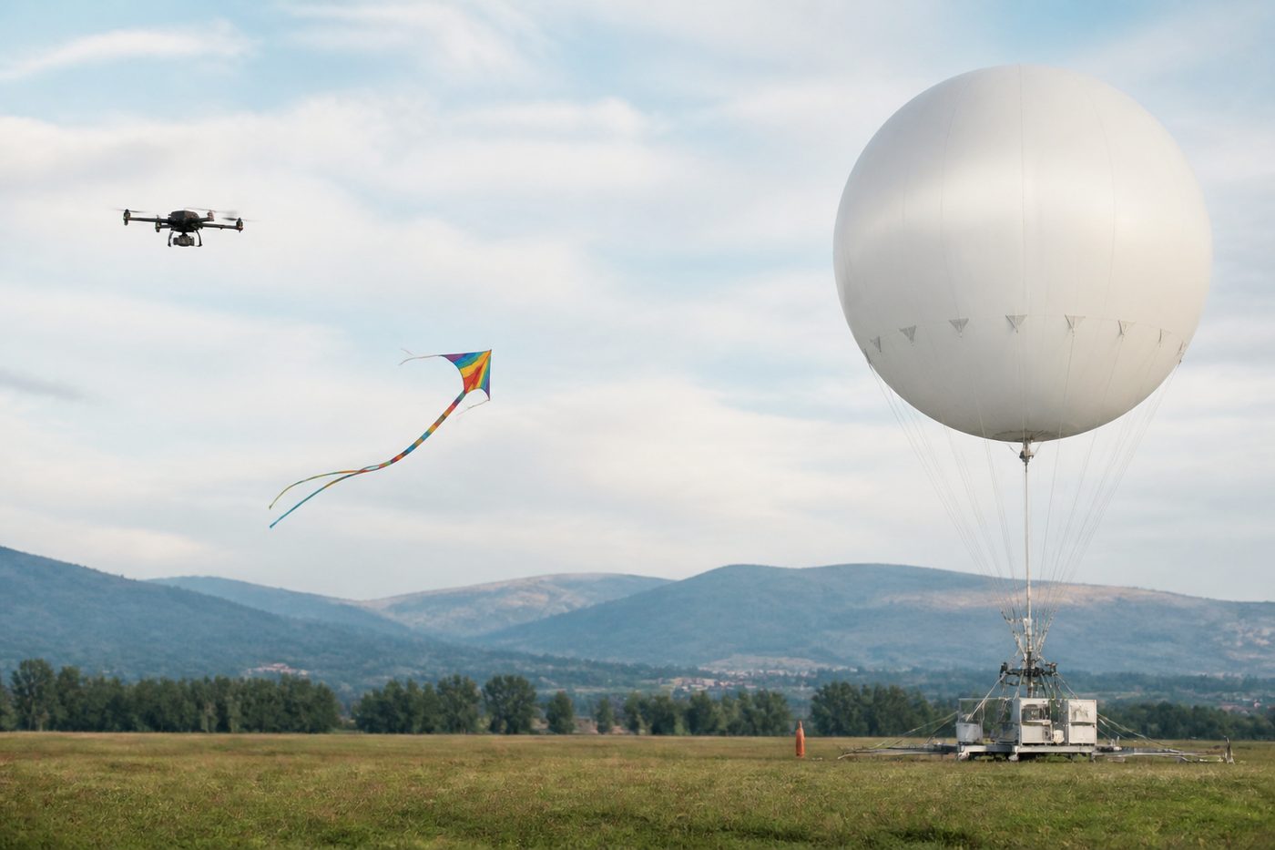 How this shapes a working day : Moored balloon, kite and drone rules in US airspace